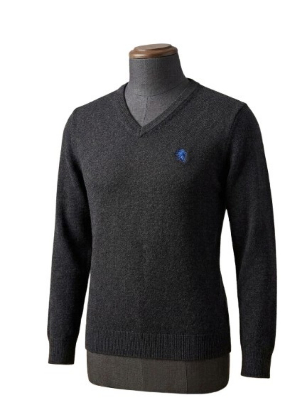 Express Cotton Academia Collegiate Gray V-neck Sweater Top Shirt in size medium